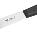 Couteau spatule à lame droite Hygiplas noir 100mm